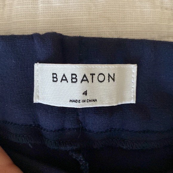 Navy Babaton pull on pants - Picture 6 of 8